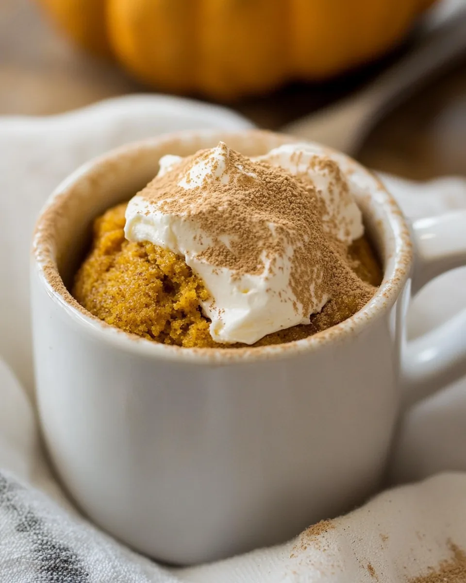 Pumpkin Mug Cake