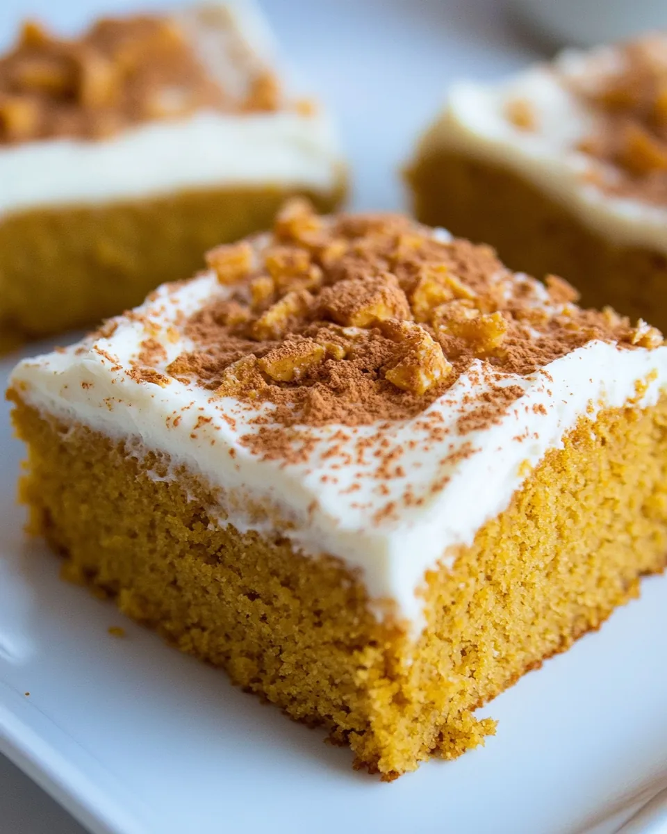 Pumpkin Sheet Cake