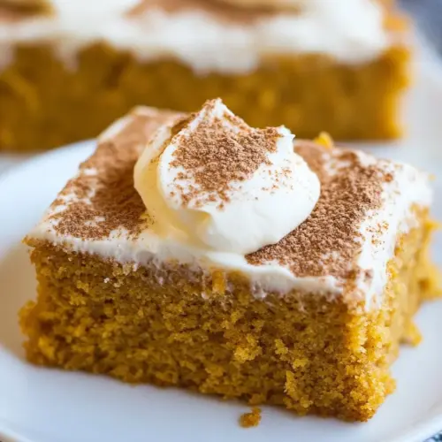 Pumpkin Sheet Cake