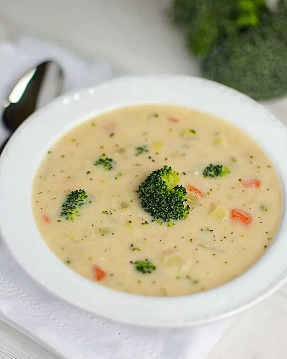 Queso Broccoli Potato Chowder