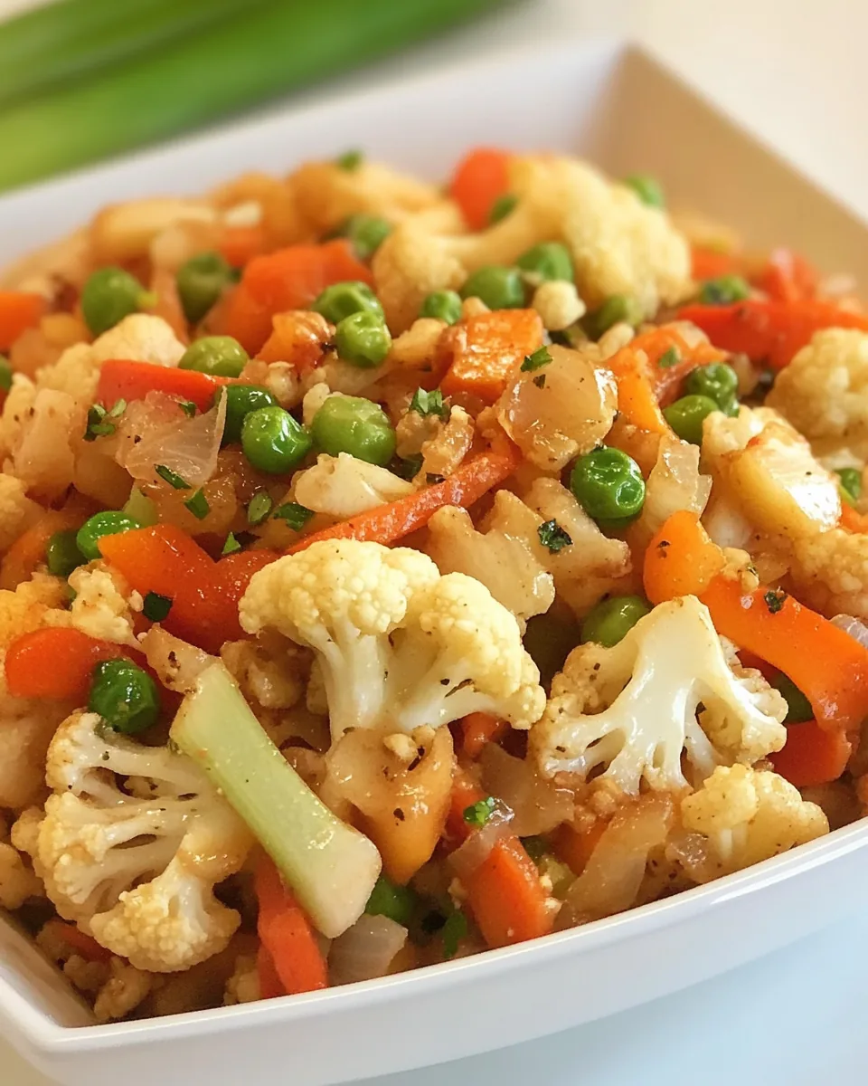 Quick Easy Cauliflower Stir Fry