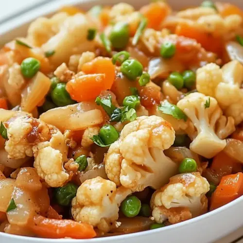 Quick Easy Cauliflower Stir Fry