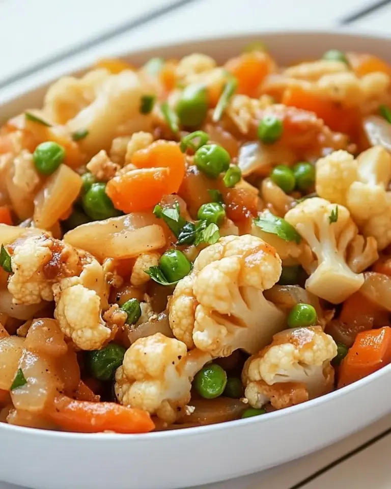 Quick Easy Cauliflower Stir Fry
