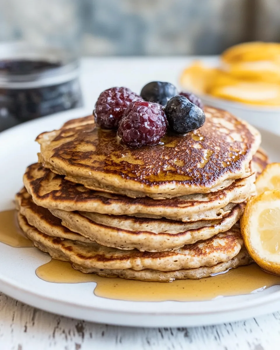 Quick Oatmeal Pancakes