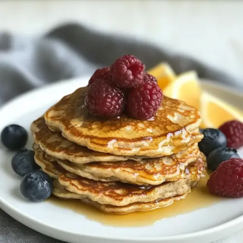Quick Oatmeal Pancakes