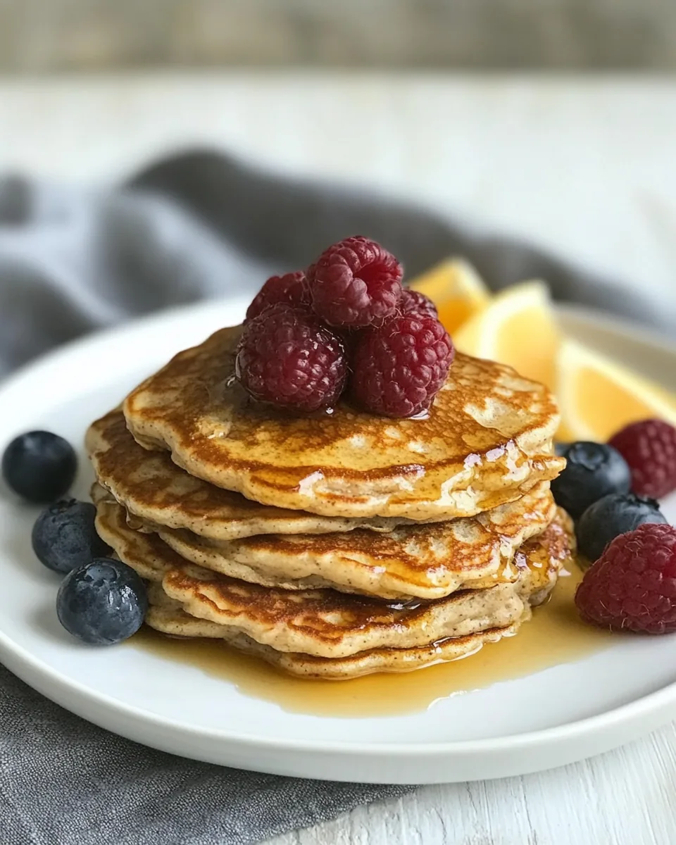 Quick Oatmeal Pancakes