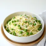 Quick Pasta with Peas