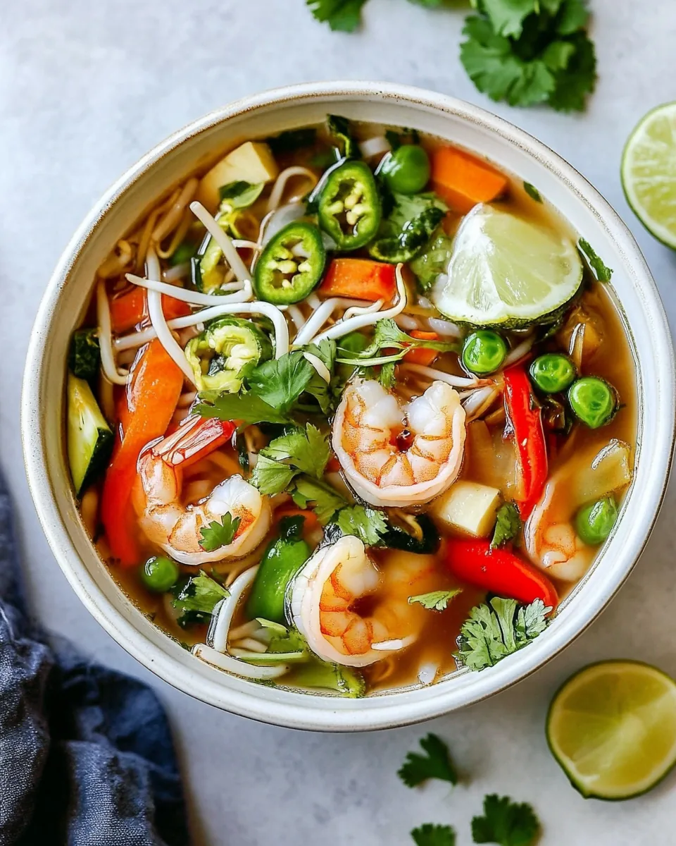 Quick Shrimp Pho
