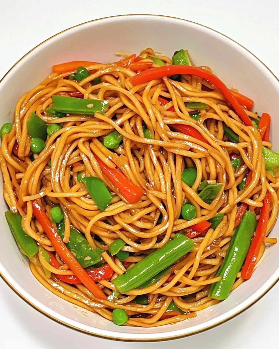 Quick Veggie Lo Mein