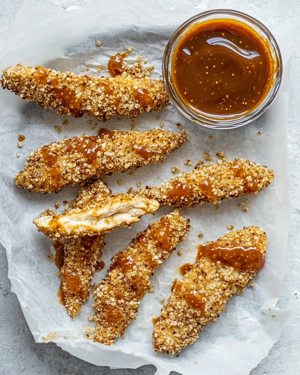 Quinoa Crusted Chicken Strips