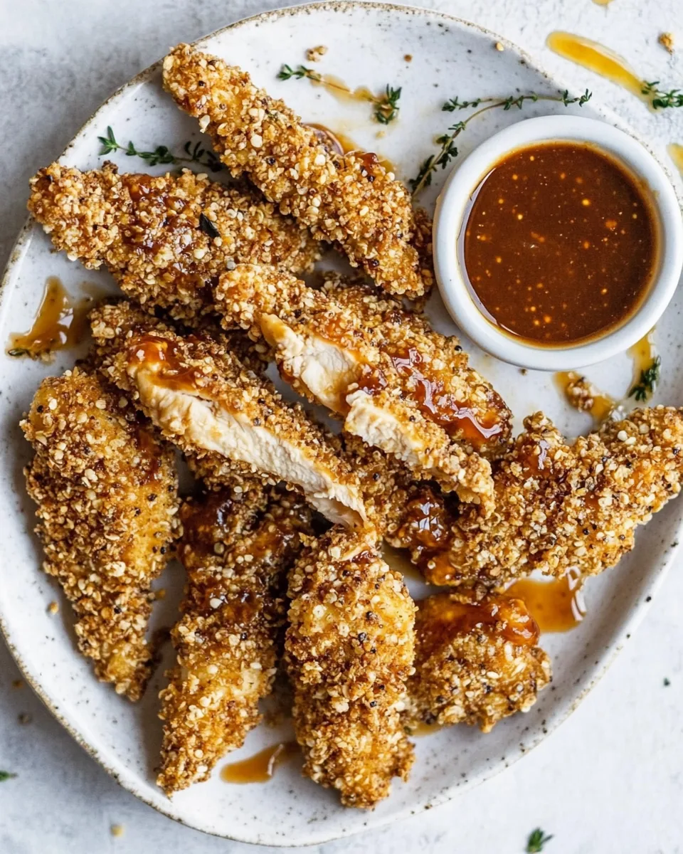 Quinoa Crusted Chicken Strips