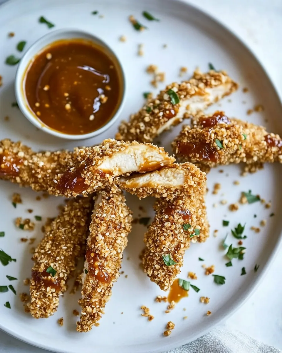 Quinoa Crusted Chicken Strips