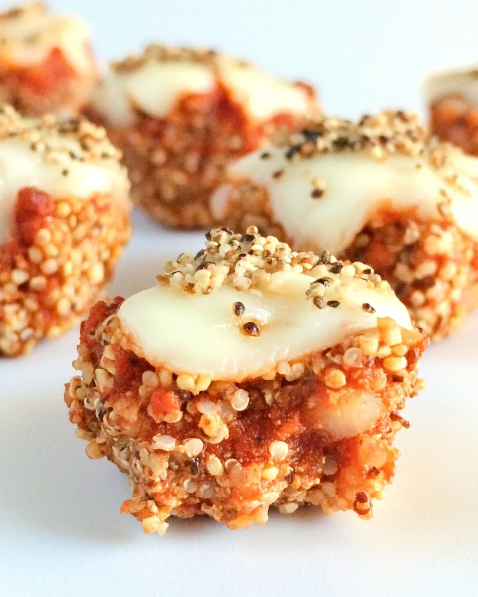 Quinoa Pizza Bites