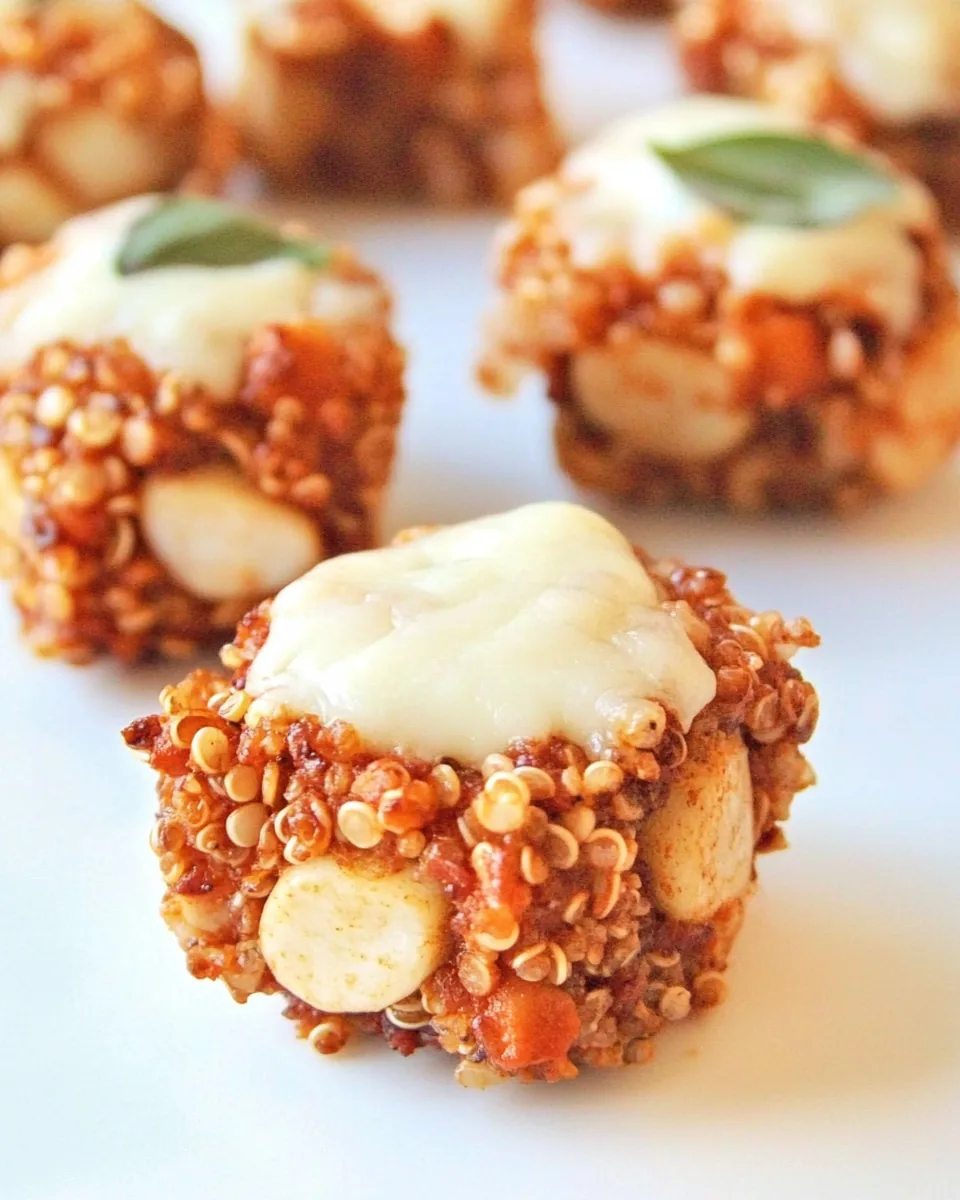 Quinoa Pizza Bites