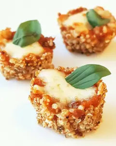 Quinoa Pizza Bites
