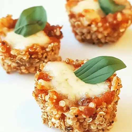 Quinoa Pizza Bites