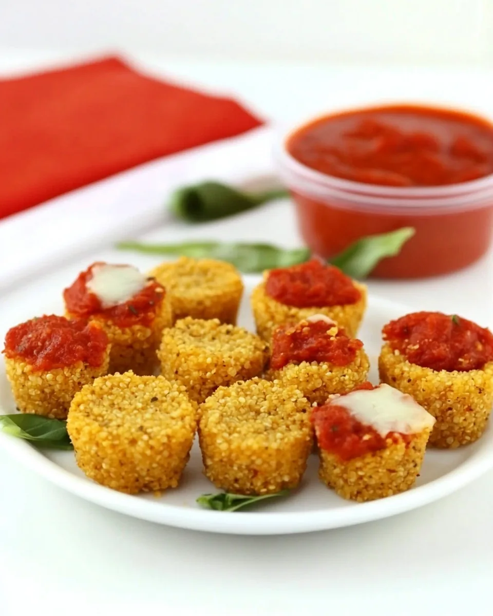 Quinoa Pizza Bites