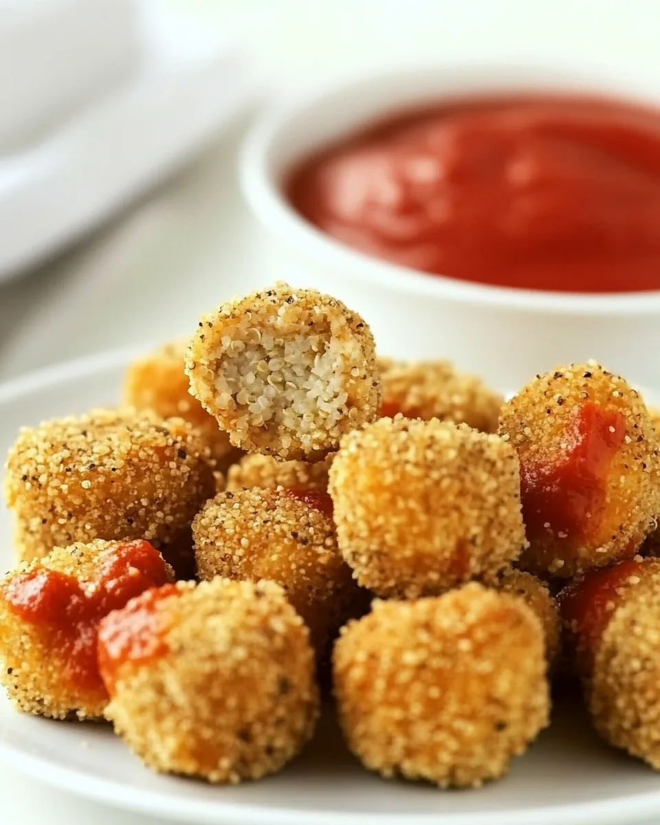 Quinoa Pizza Bites