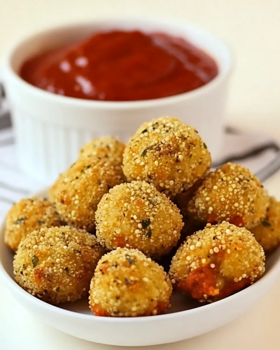 Quinoa Pizza Bites