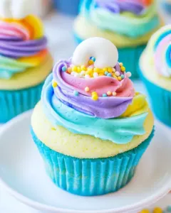 Rainbow Cupcakes