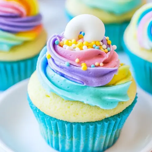 Rainbow Cupcakes