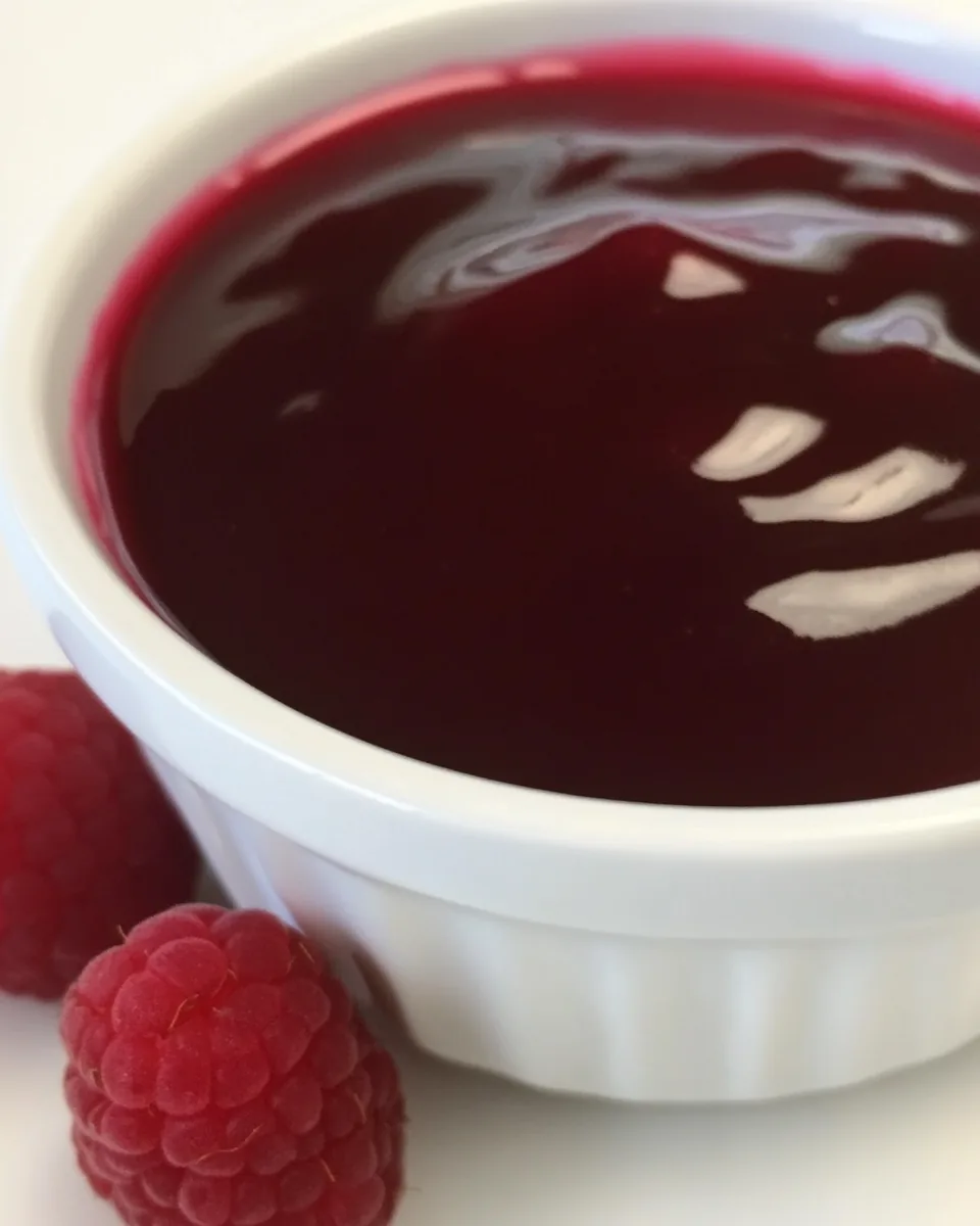 Raspberry Dessert Sauce