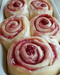 Raspberry Swirl Rolls