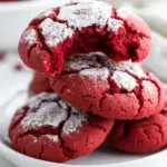 Red Velvet Crinkle Cookies