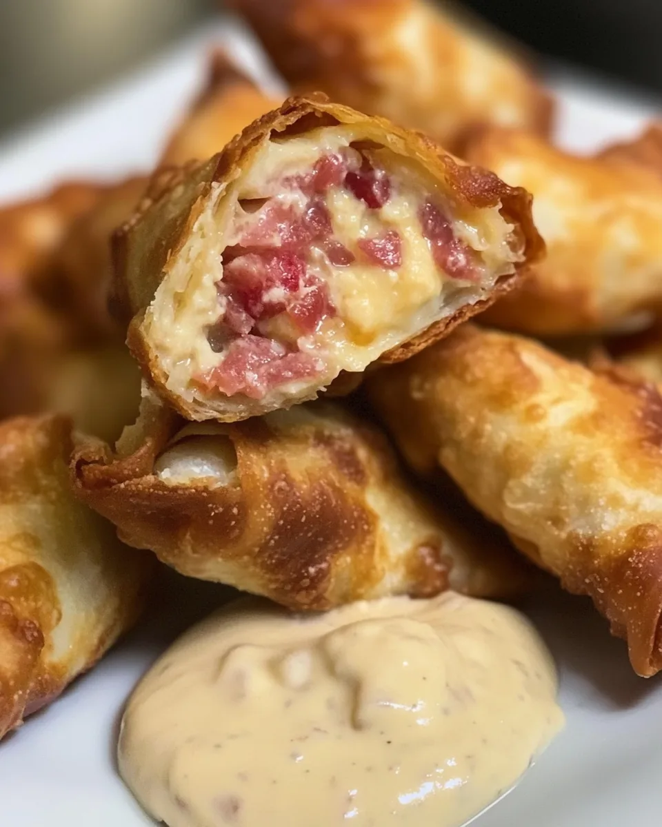 Reuben Egg Rolls