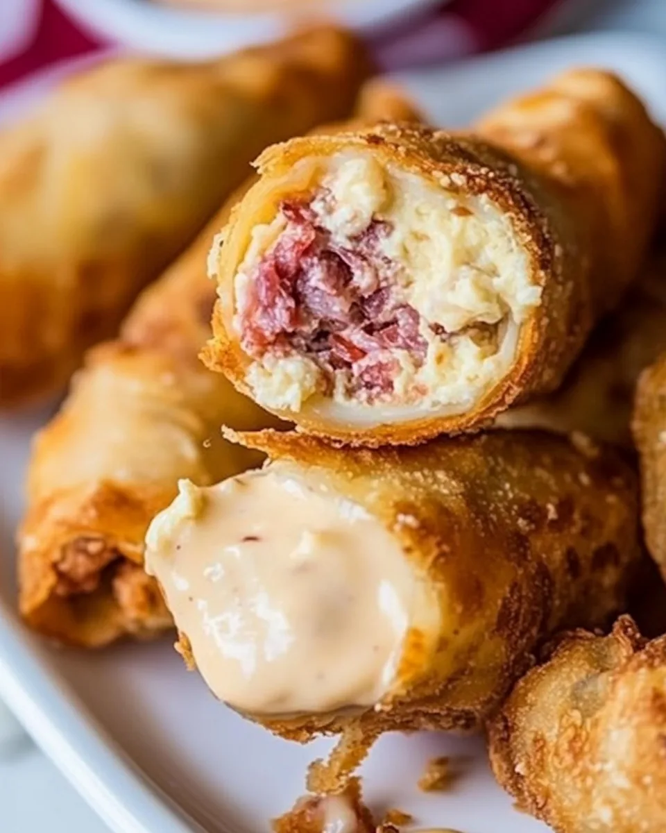 Reuben Egg Rolls