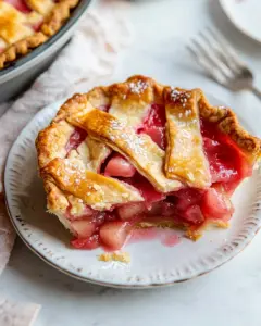 Rhubarb Pie