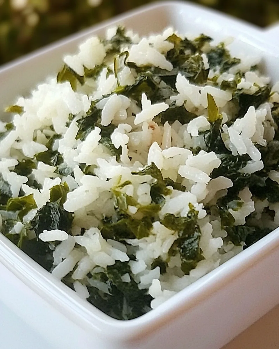 Rice with Spinach