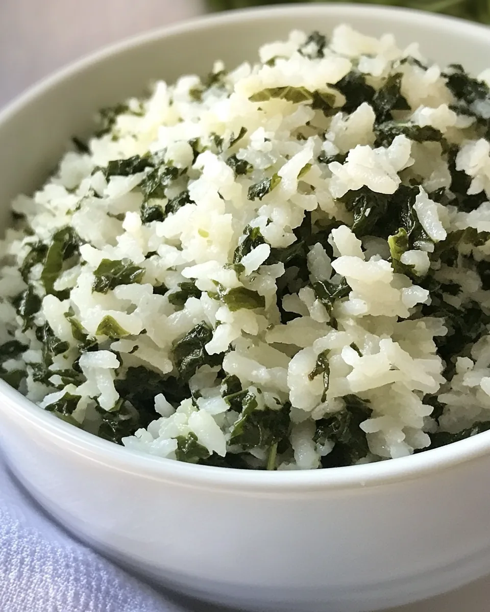 Rice with Spinach