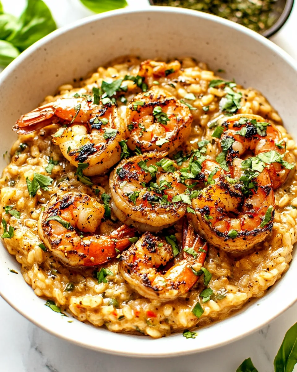 Risotto and Shrimp