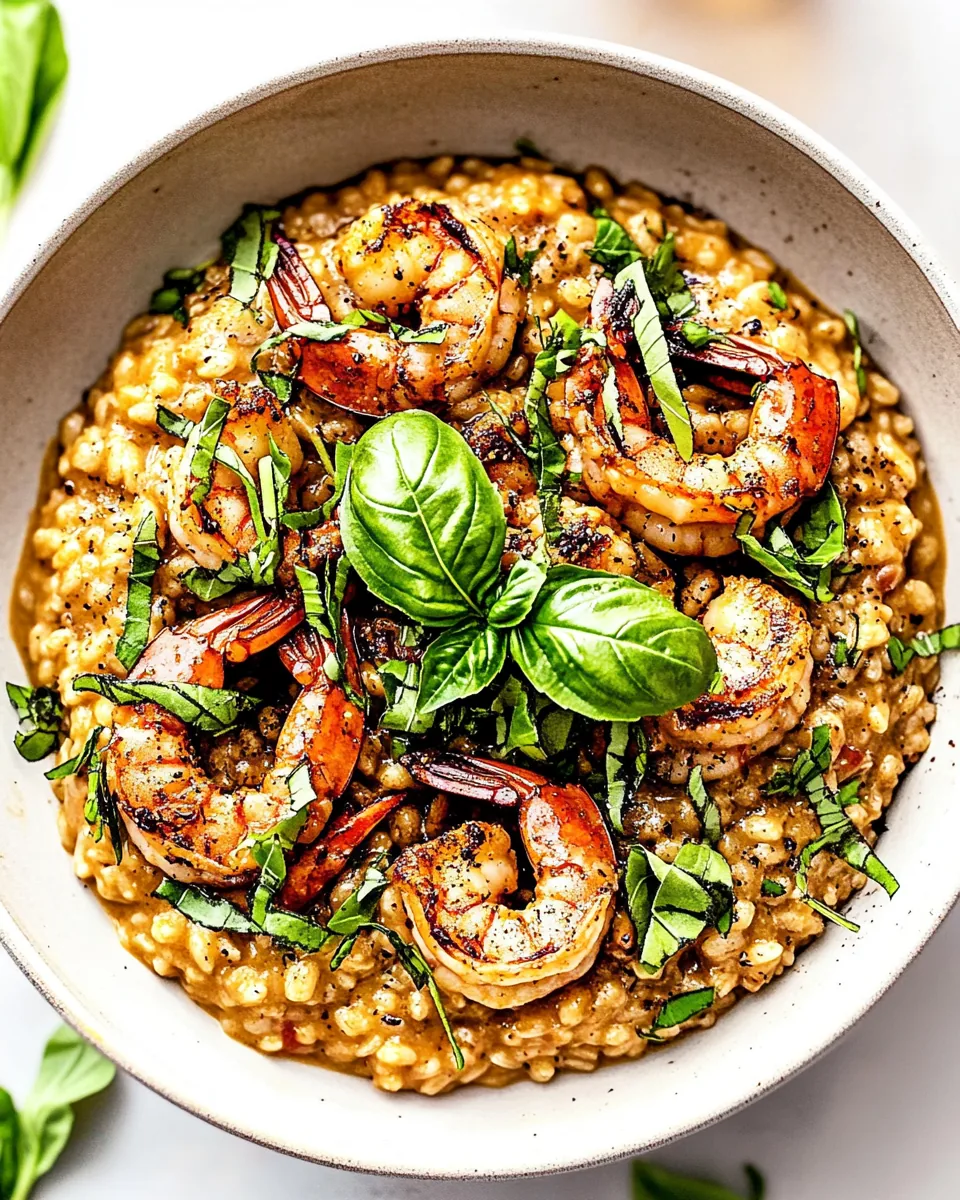 Risotto and Shrimp