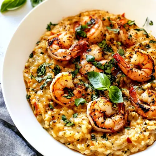 Risotto and Shrimp
