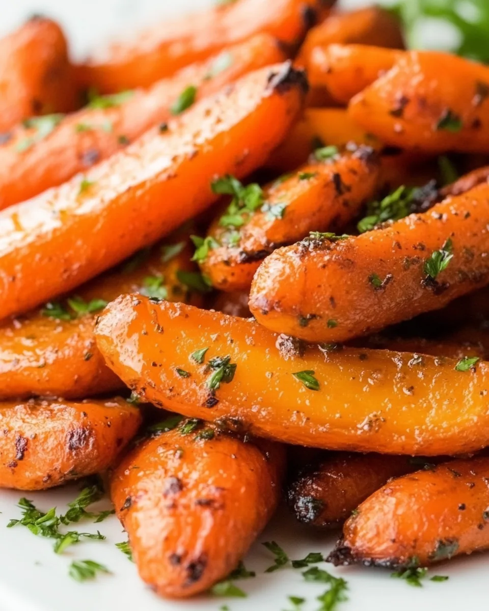 Roasted Baby Carrots With Honey