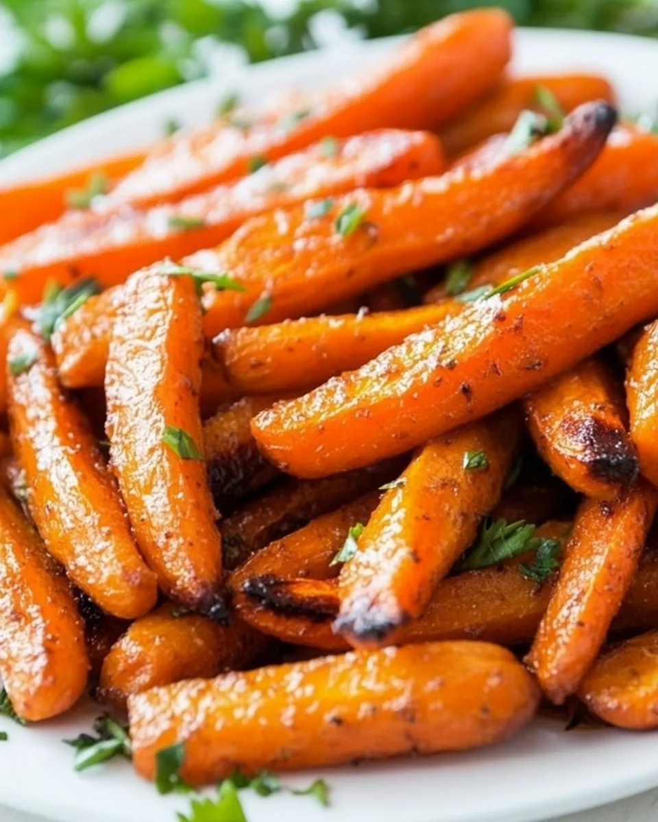 Roasted Baby Carrots With Honey