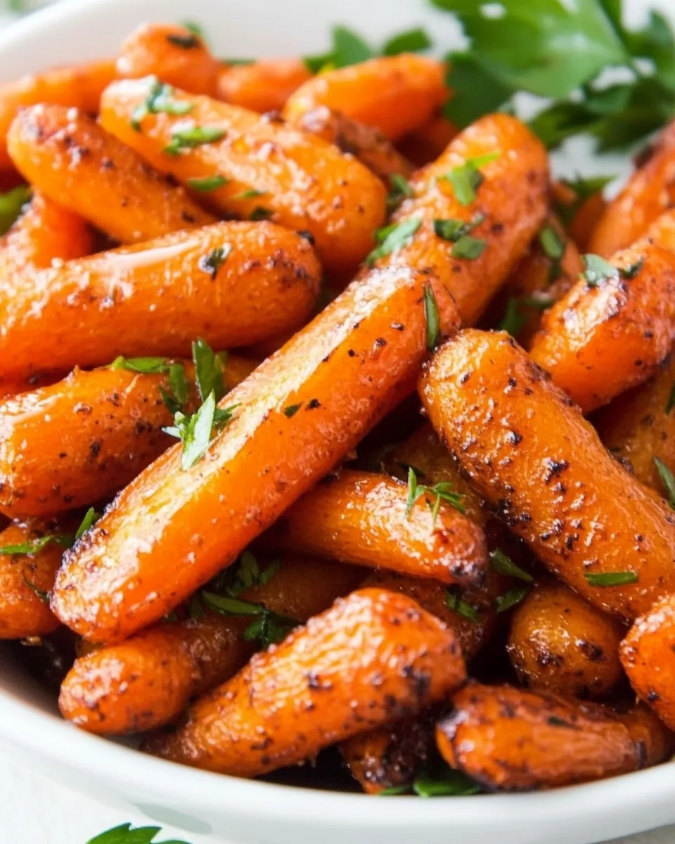 Roasted Baby Carrots With Honey