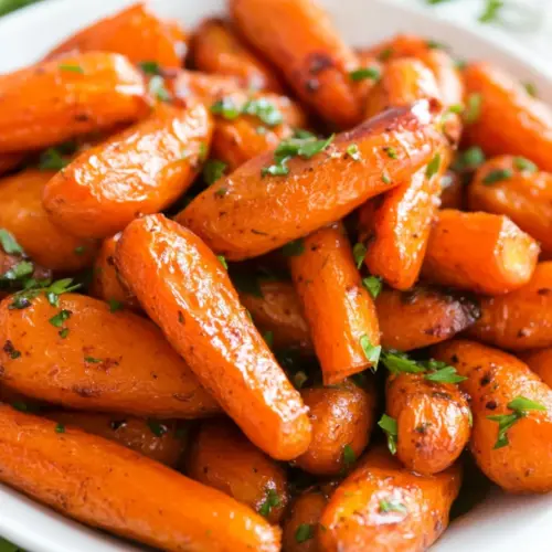 Roasted Baby Carrots With Honey