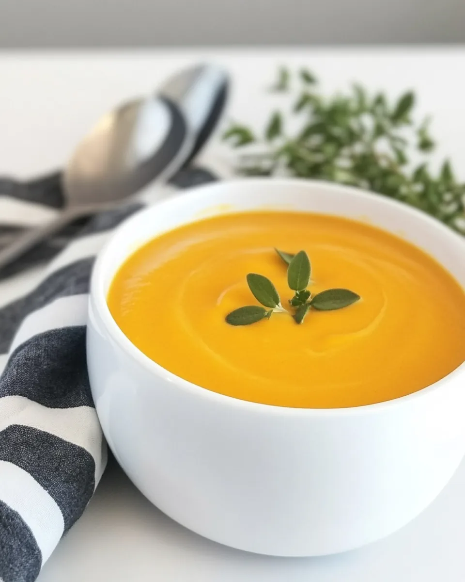 Roasted Carrot Ginger Soup