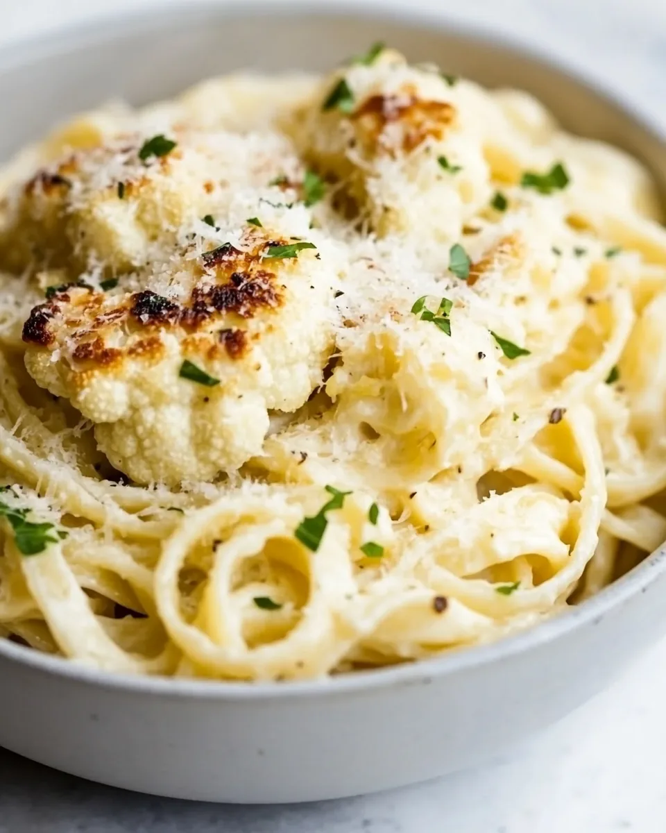 Roasted Cauliflower Pasta