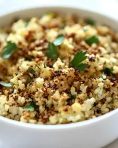 Roasted Cauliflower Rice