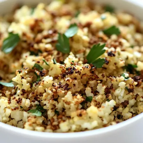 Roasted Cauliflower Rice