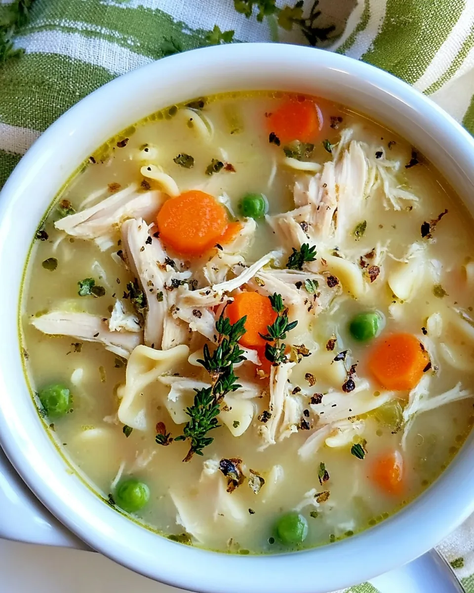 Roasted Chicken Noodle Soup