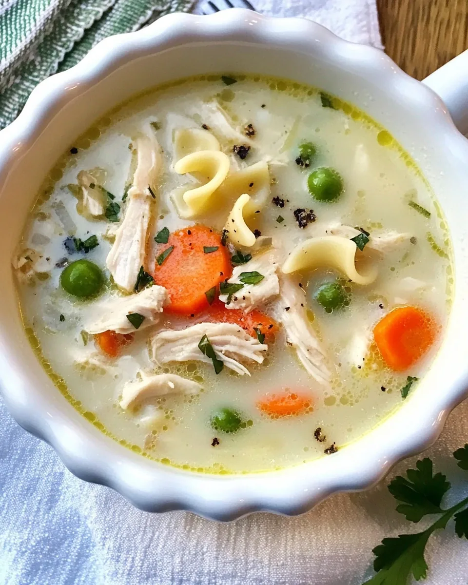 Roasted Chicken Noodle Soup