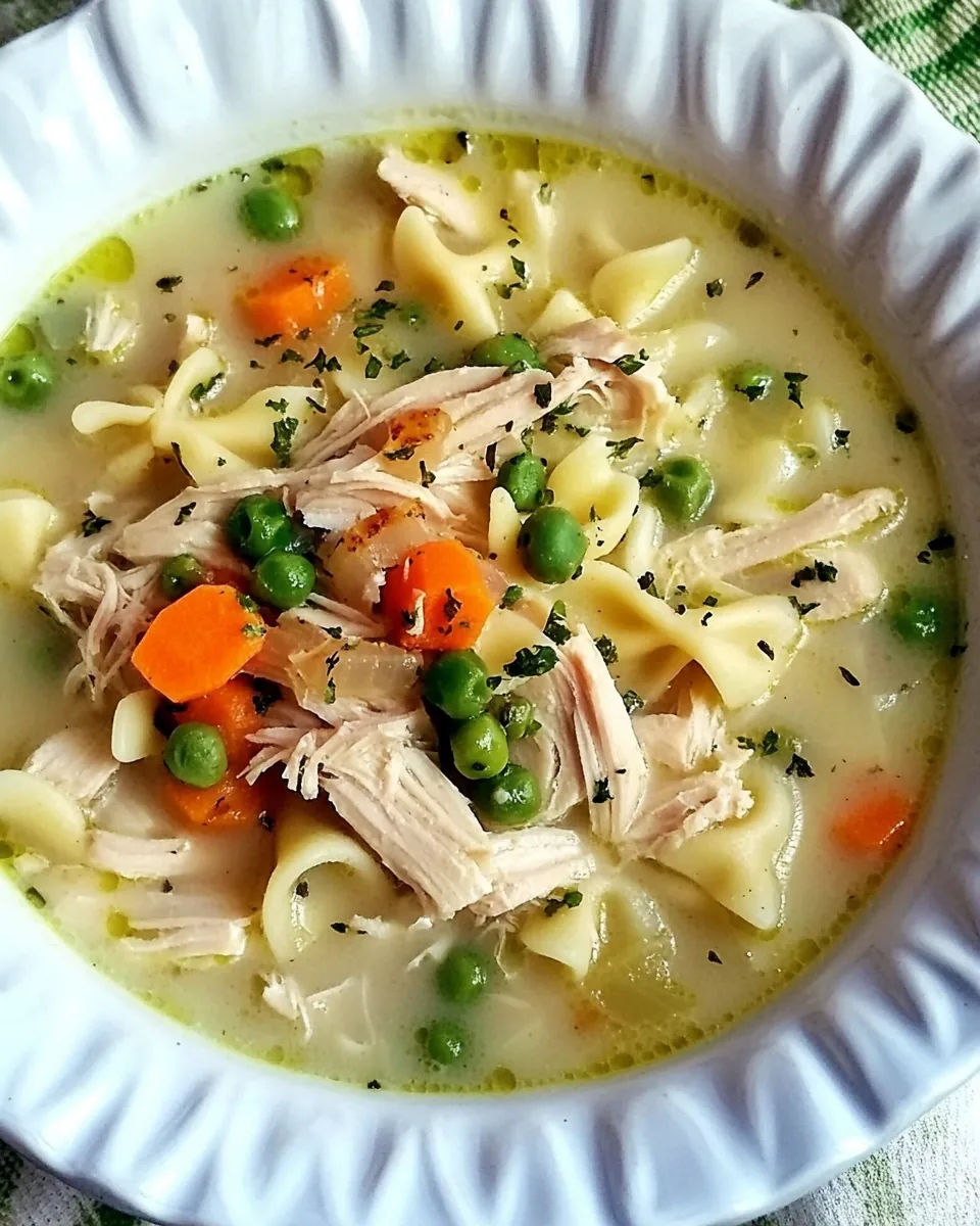 Roasted Chicken Noodle Soup