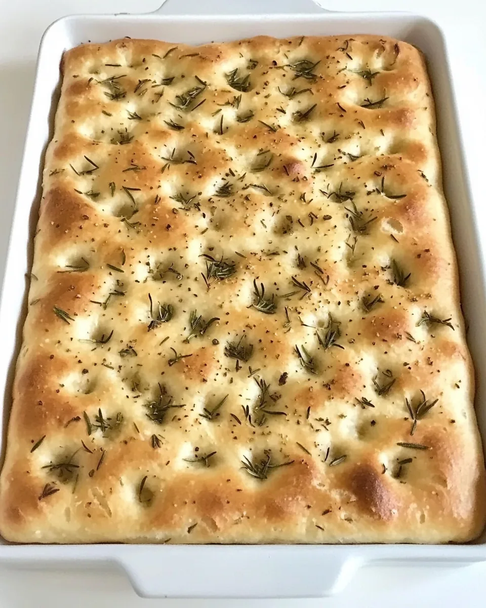 Roasted Garlic Focaccia