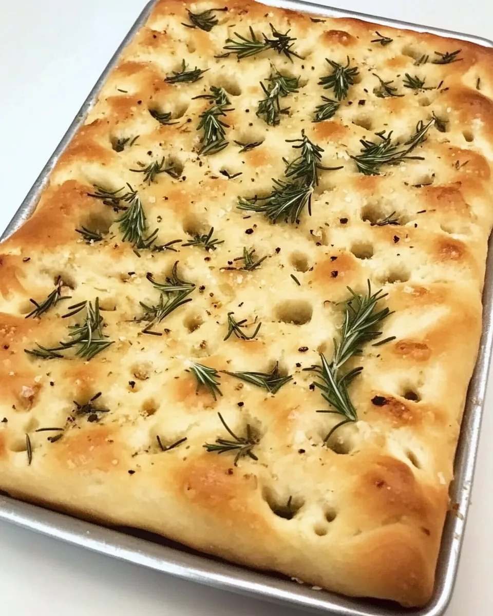 Roasted Garlic Focaccia