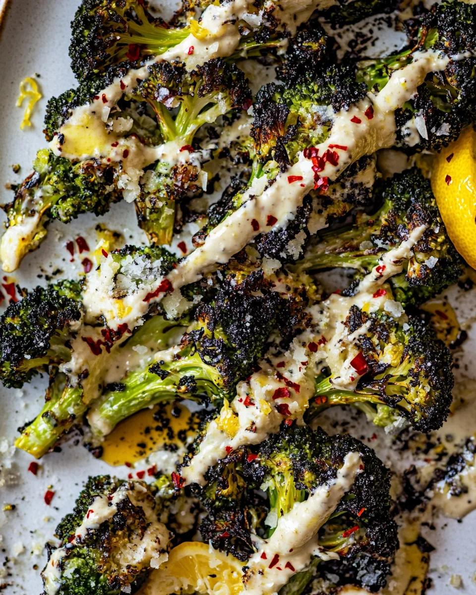 Roasted Lemon Parmesan Broccoli
